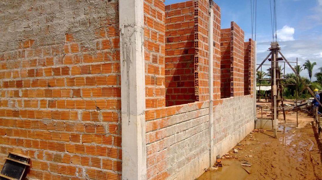 imagem da alvenaria de vedação