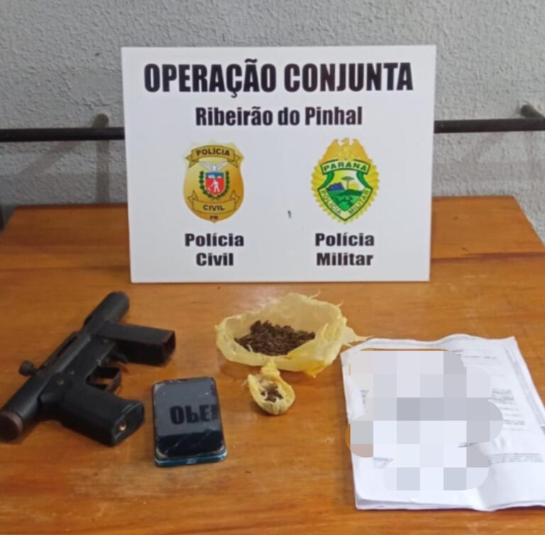 Operação conjunta prende jovem em Ribeirão do Pinhal