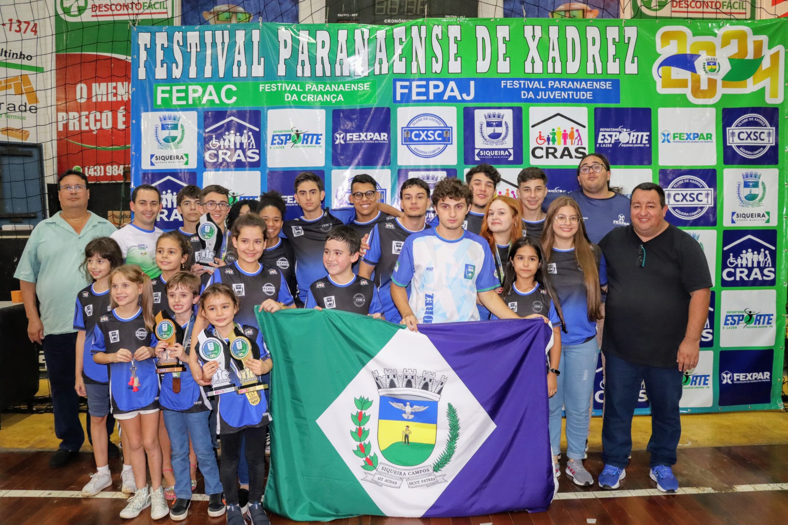 Sucesso do Festival Paranaense de Xadrez em Siqueira Campos