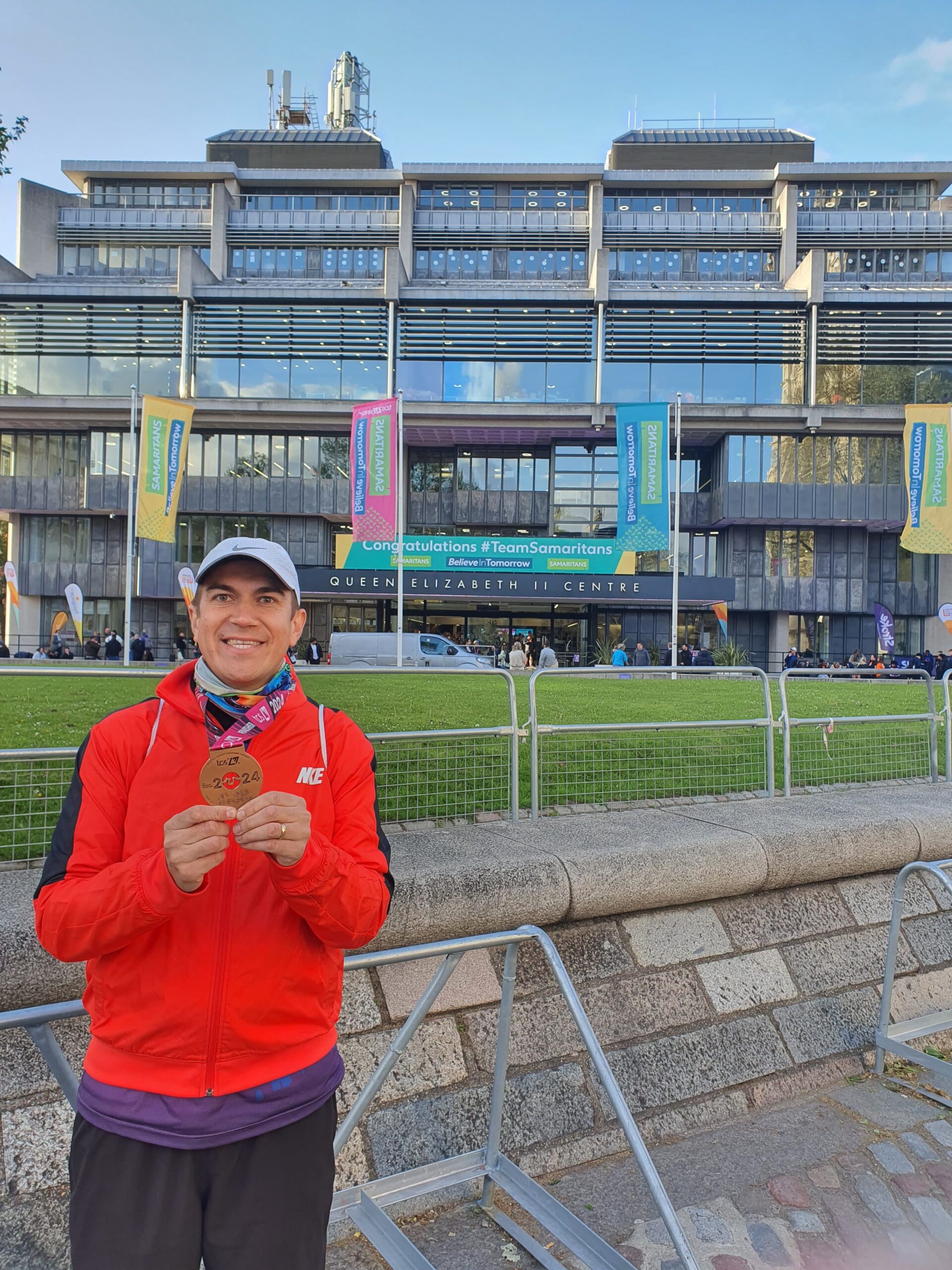 Atleta participou da maratona de Londres