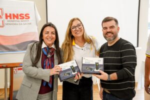 Rotary Platinense doa equipamentos para a pediatria de Hospital