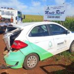 Acidente com carro da saúde platinense
