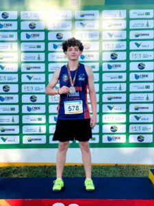 Atleta de treze anos consegue dois pódios nos JEBs em Brasília