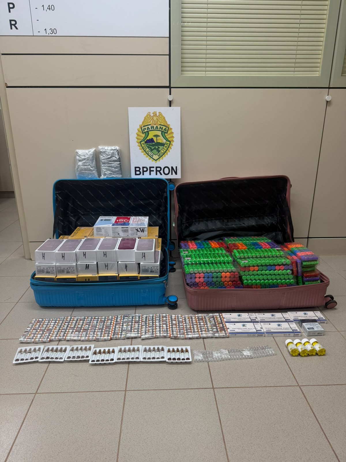 BPFron apreende R$ 304 mil em drogas e produtos na BR-369