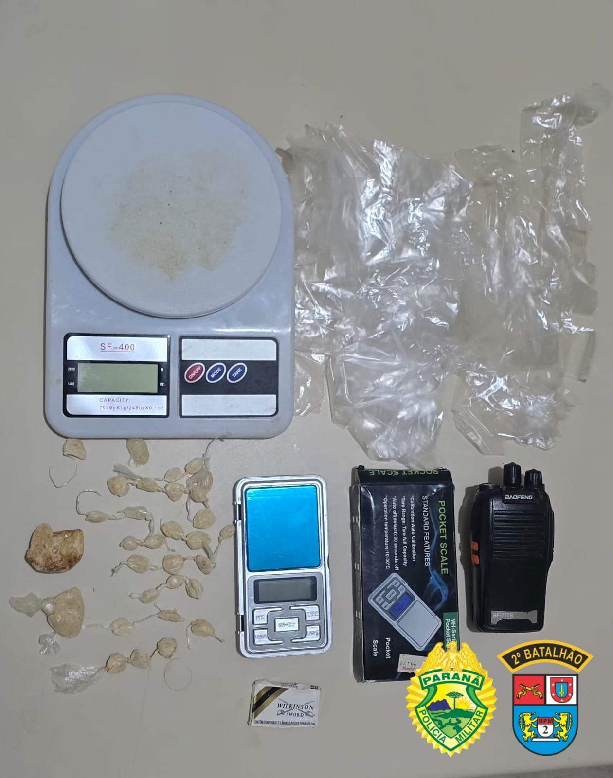 Operação conjunta prende homem por tráfico em Siqueira Campos