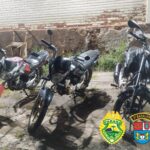 PM apreende três MOTOCICLETAS em RIBEIRÃO CLARO